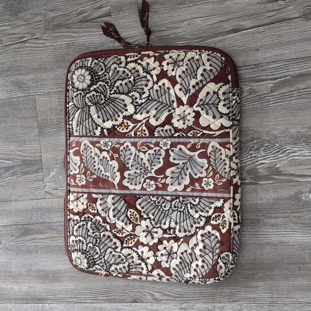 Vera Bradley quilted floral laptop holder